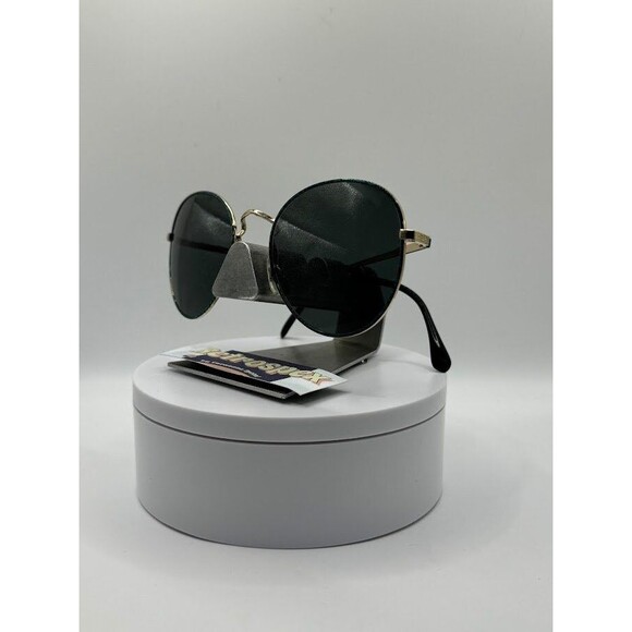 True Vintage Oversize Sunglasses | NOS Preppy Round Style G15 Lens Oleg Cassini - Picture 2 of 6